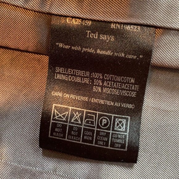 Ted Baker Belted Military Style Cotton Jacket - Picture 8 of 12